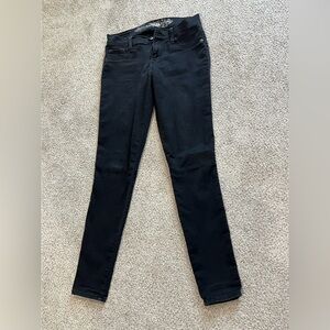 Express Black Stella Low Rise Jean Legging Size 6